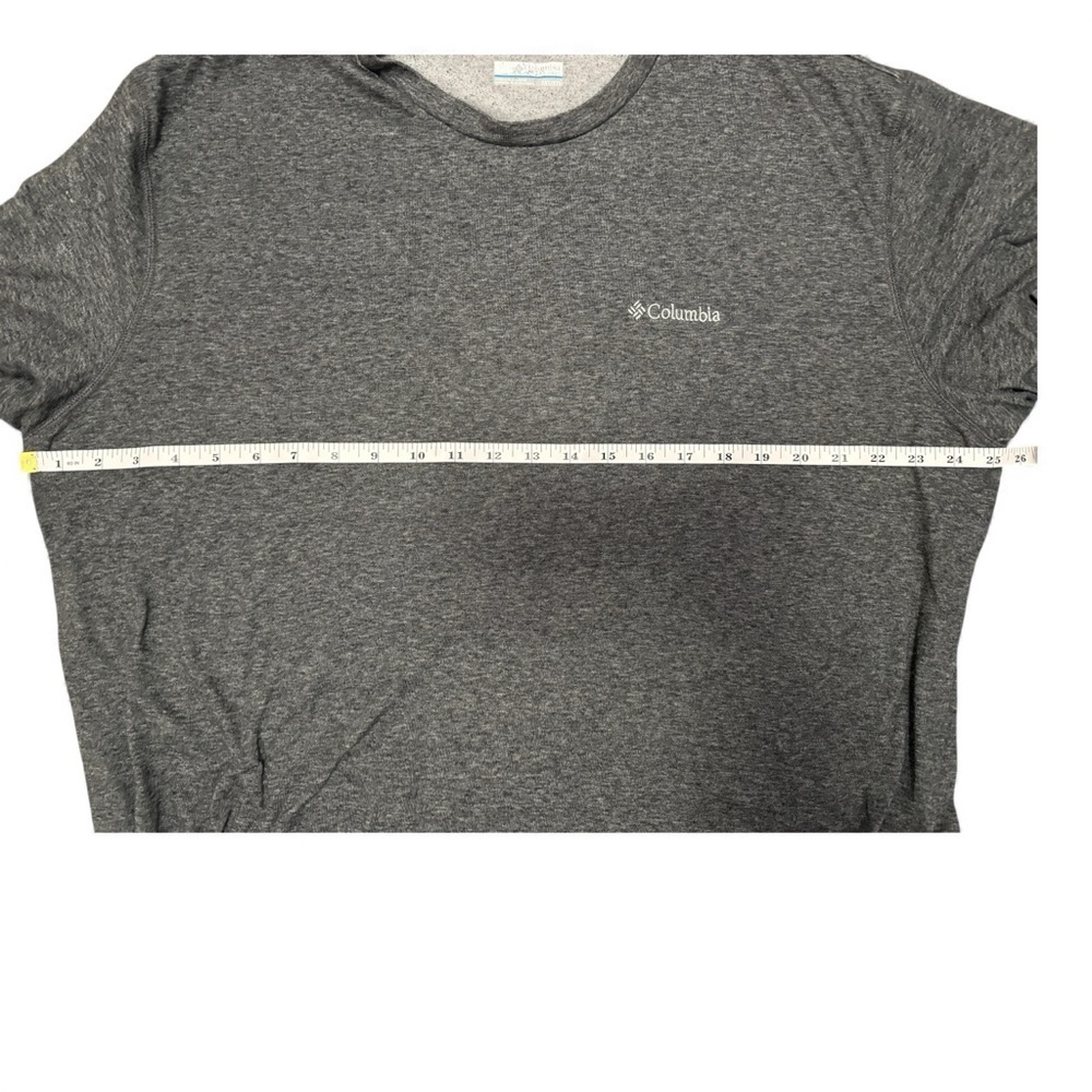 Columbia Men’s Long Sleeve Performance Tee Charcoal 2XT - Picture 7 of 8